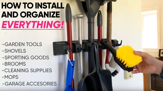 Broom and Mop Holder - Berry Ave Organizer - How to Install the BEST Storage Solution - Garden Tools by Berry Ave (5 years ago)