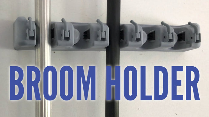 Wall Mounted, 6 Hook, 5 Slot Mop Broom Holder Tool Organizer by Best Broom Holder Review by Peter von Panda (2 years ago)