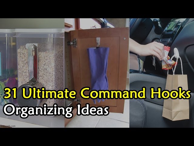 More info and credit on 31 Ultimate Command Hooks Organizing Ideas Compilation: 1