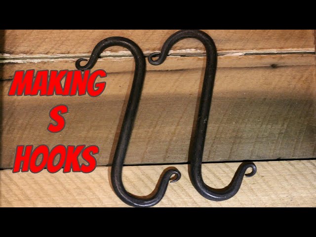 Hey, today we are making a S-hook this is a great beginner project and works great as a plant hanger as well