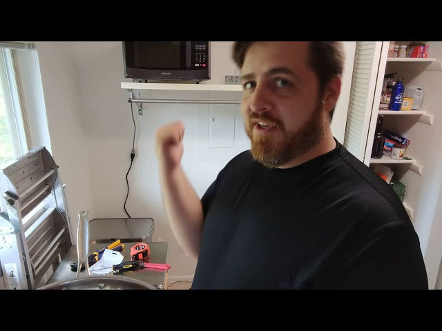 First I give a quick review of the Allen and Roth solid shelf kit and optional expandable pole