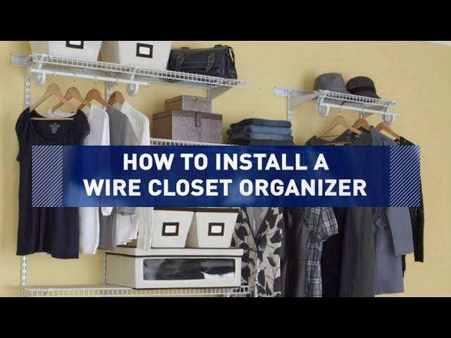 How to Install a Wire Closet Organizer by Lowe's Home Improvement (6 years ago)