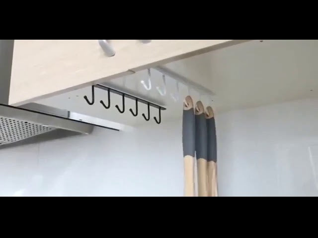 Features: Easy to use Just hang the hook on the door, you can place items, removed at any time, very convenient storage