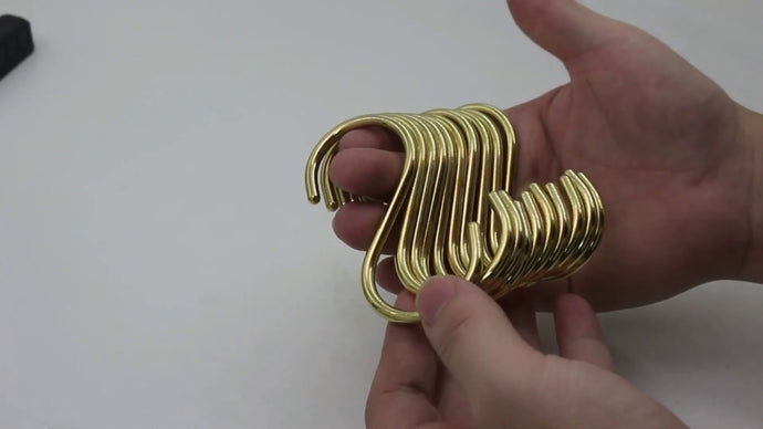 100% H-65 pure copper, looks more luxury than stainless steel and iron * Standard S shape, size 1.57 x 3.46inch (4 x 8.8cm), fit for most bar and kitchen utensils ...