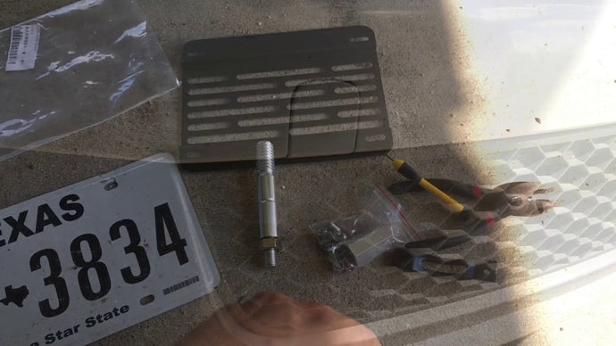 Mk6 GTI tow hook license plate holder by What The Duck Auto (1 year ago)