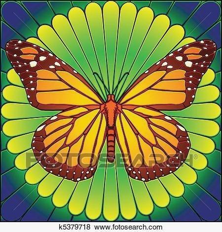 Australia Stained Glass Butterfly