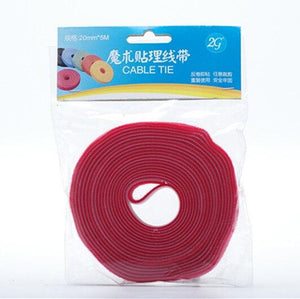 10mmWidth 5meters length self locking Cable Ties, Self-Gripping by injected hook ,back to back strap for computer wire.
