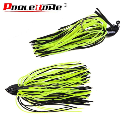1Pcs 7g 10g 14g Silicone Jig Head Skirt Beard Fishing Lures Fly Rubber Swim Bass Hook Bait Isca Artificial Para Pesca Leurres