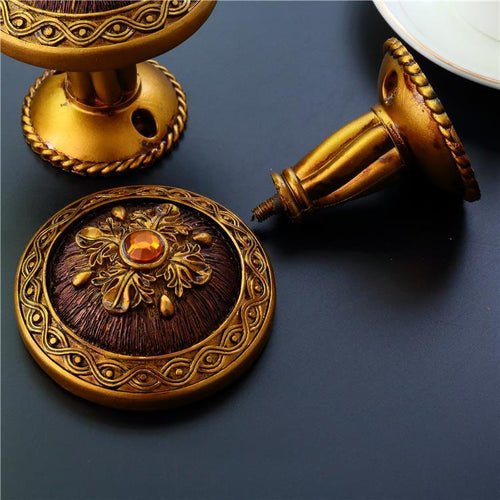 2 pcs luxury curtain wall curtain hook retro binding curtain accessories Embroider Drapery Tieback Curtain Clothes Hook Hanger