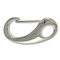 100 Pack Steel Wiregate Spring Carabiner, 4.1cm, 316 Stainless Steel Wiregate Carabiner, Key Ring Keychain Split Rings Belt Loops Pants Loops Quick Slides Release Spring Keys Hook Link Snap Clip Connector SS, BRAND NEW