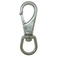 2 Pcs Steel Lobster Claw Carabiner Swivel Clasp, 6.48Cm, 304 Stainless Steel Carabiner Lobster Claw Swivel Key Ring Chain Split Rings Jeans Slacks Khakis Cargo Capri Pants Trousers Denim Belt Loops Keys Hook Link Clip Snap With Auto Close Spring Gate, Ss