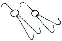 Two Poultry Roasting Hooks
