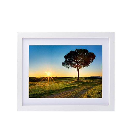 11X14 Wall Hanging Picture Frame, Alotpower Photo Frame Made To Display Loved Pictures 8X10 With Mat
