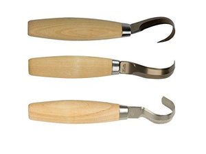 Bundle - 3 Items: 164S Stainless Hook Knife (No Sheath), 162S Stainless Hook Knife (No Sheath), 163S Stainless Hook Knife (No Sheath)