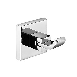 JYPHM Wall Mount/Coat Hook Towel Hooks for Bathroom Kitchen Stainless Steel Heavy Duty Square Style Polished Finish