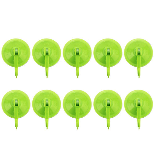 10 Pcs Bathroom Kitchen Suction Cup Wall Hooks Hangers, Home Storage Hooks Caps & Towels Plastic Holder Organizer Bathrobe Suit And Loofah For Wreath, Window, Mirror, Glass