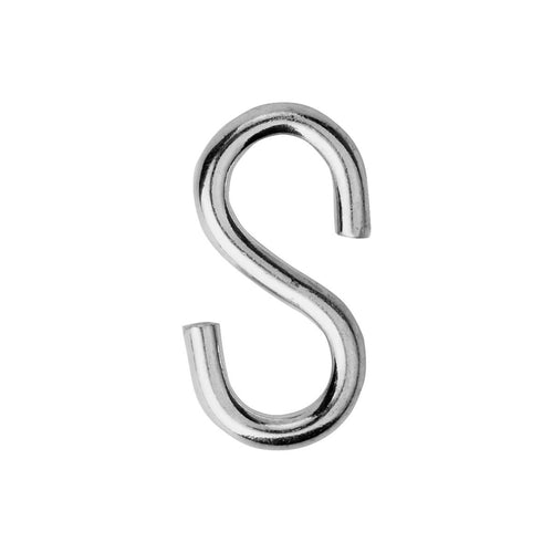4-Pack Heavy Duty S Shaped Hooks Galvanized Utility Hooks, 2-1/8 Inches Long