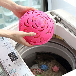 Bhbuy Bra Washing Ball Double Ball Saver Laundry Protector Care (Pink)