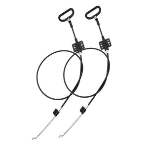 2 Pieces Recliner Release Cable Replacement D-Ring Pull Handle, Exposed Length 4.75&quot; with S Tip
