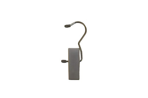 NAHANCO S610 Hang-Alls Jaws Euro Metal Clip with "E" Hook, 4-1/2", Brushed Chrome (Pack of 100)