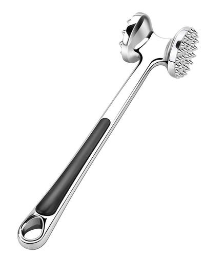 Aliglow Meat Tenderizer 304 Stainless Steel Dual-Sided Meat Tenderizer Mallet/Hammer/Pounder