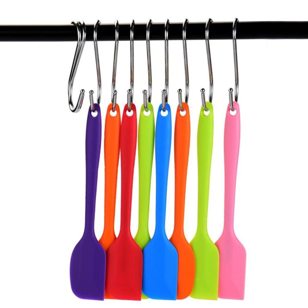 EnjoCho 15PCS Stainless Steel S Shaped Hooks Pot Pan Hanging Hanger Clothes Storage Rack for Kitchen Bedroom Office (Silver)