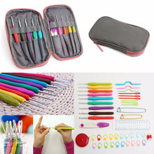 45 Pcs Crochet Needle Hooks Set Organiser Case Accessories Tapestry Craft Knitting Kit Craft Tools