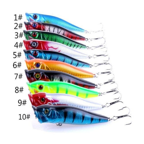 1Pc Fishing Bait 12G/9Cm Plastic Bionic Bait Big Mouth Wave Hard Bait Artificial Lures Hooks Dropshipping