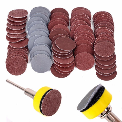 100Pcs 25Mm High Quality Sanding Discs + 1