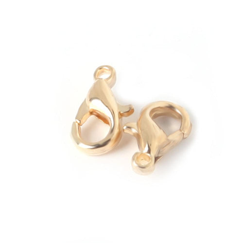 100pcs 10mm Metal Lobster Clasps Bronze/Gold/Rhodium/Silver Clasps Hooks For Jewelry Making DIY