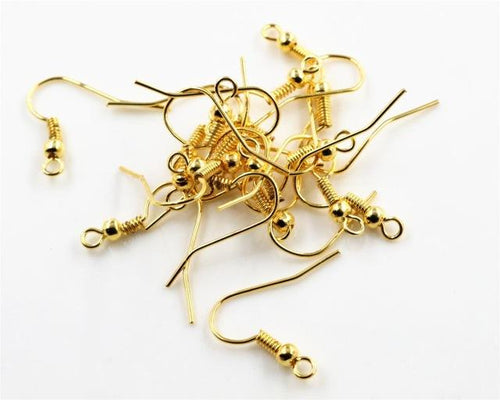 100pcs/lot 20x17mm DIY Earring Findings Earrings Clasps Hooks Fittings DIY Jewelry Making Accessories Iron Hook Earwire Jewelry