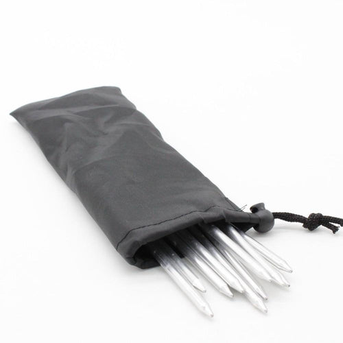 10 Pcs Aluminum Tent Pegs Stakes Hook Pin Camping Tent Nail for Outdoor Camp Survival Tools Hiking Camping Equipment
