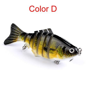 10cm 15g Multi-Section Wobblers Hard Bait Brand Equipment Lures Accessories Carp Minnow Pike Lure Jointed Baits Hook Tackle 2019