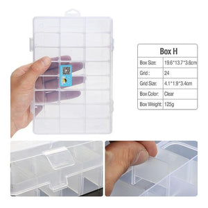DONQL Fishing Tackle Box Compartments Storage Case for Carp Fishing Accessories Fishing Tools Box Plastic for Fishing Lure Hook